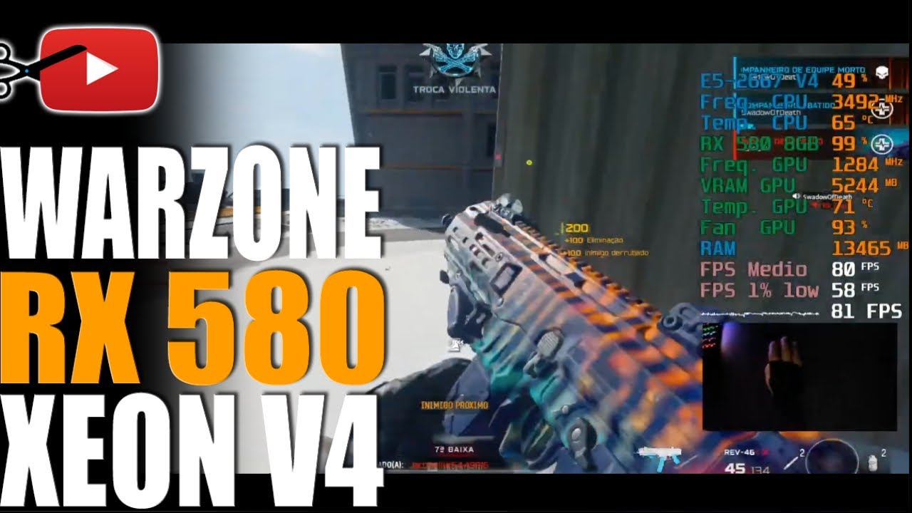🔴 LIVE - WARZONE 5 | E5 2667 V4 + RX 580 8GB 2048 SP | MLLSE | XEON E5-2667 V4 | X99 | VERDANSK