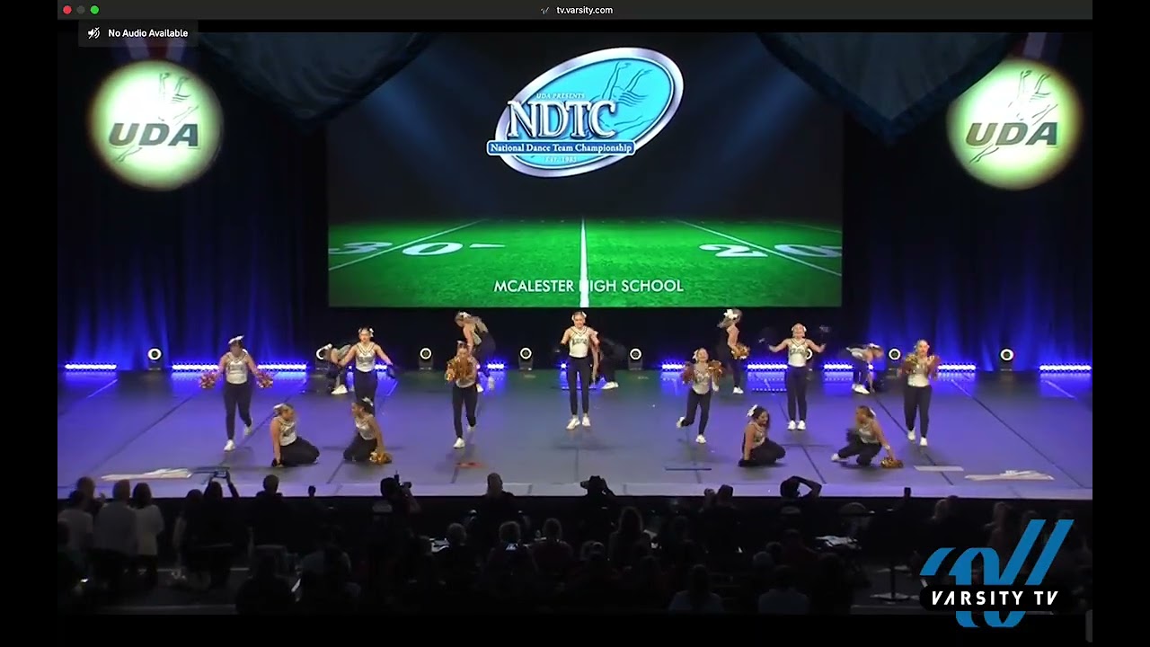 2024 Finals GD McAlester Varsity Pom 4th Place