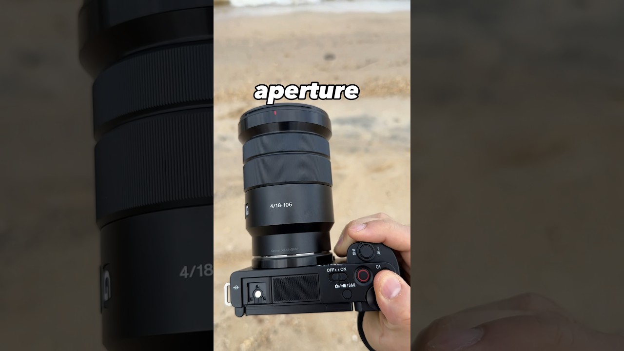 Sony 18-105mm F4 power zoom lens with Sony ZV-E10 mirrorless camera for photo and video