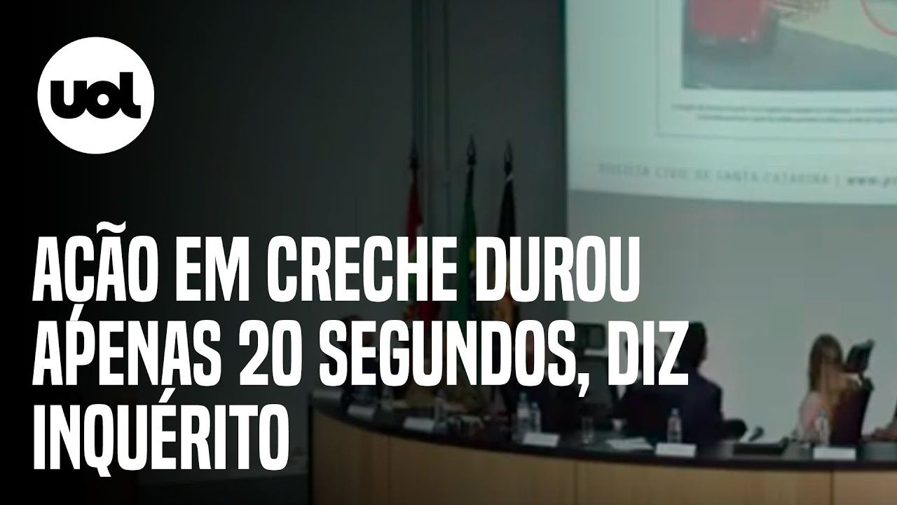 Ataque em Blumenau: autor ficou dentro da creche por 20 segundos, detalha inquérito