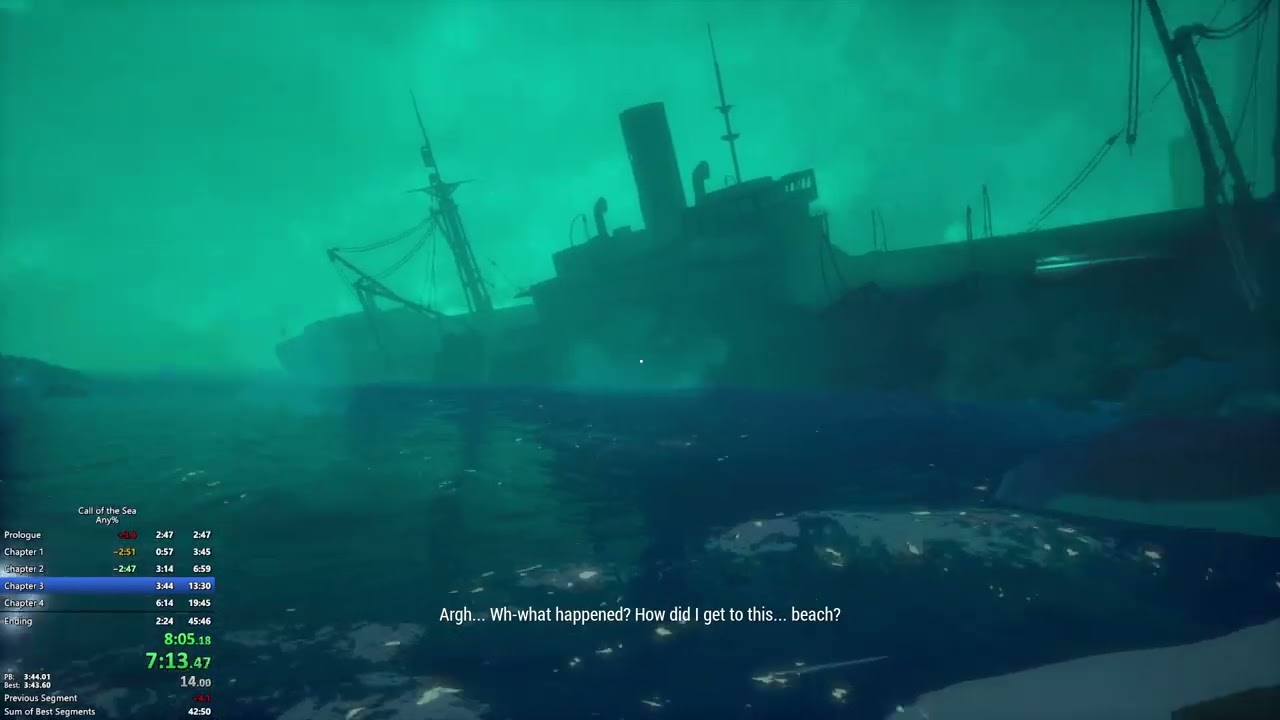 Call of the Sea Any% Speedrun in 42:57 (World Record)
