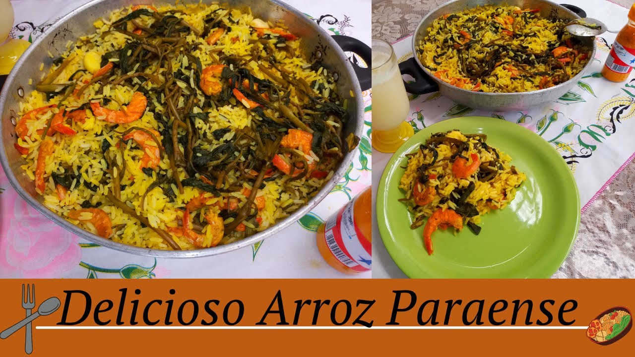 arroz paraense para o almoço😋😋🍤🍤