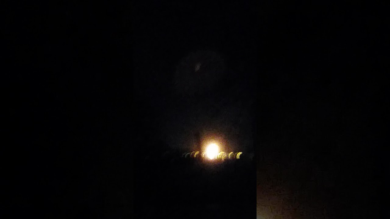 Flaring off gas pressure, so work can be done on pipeline