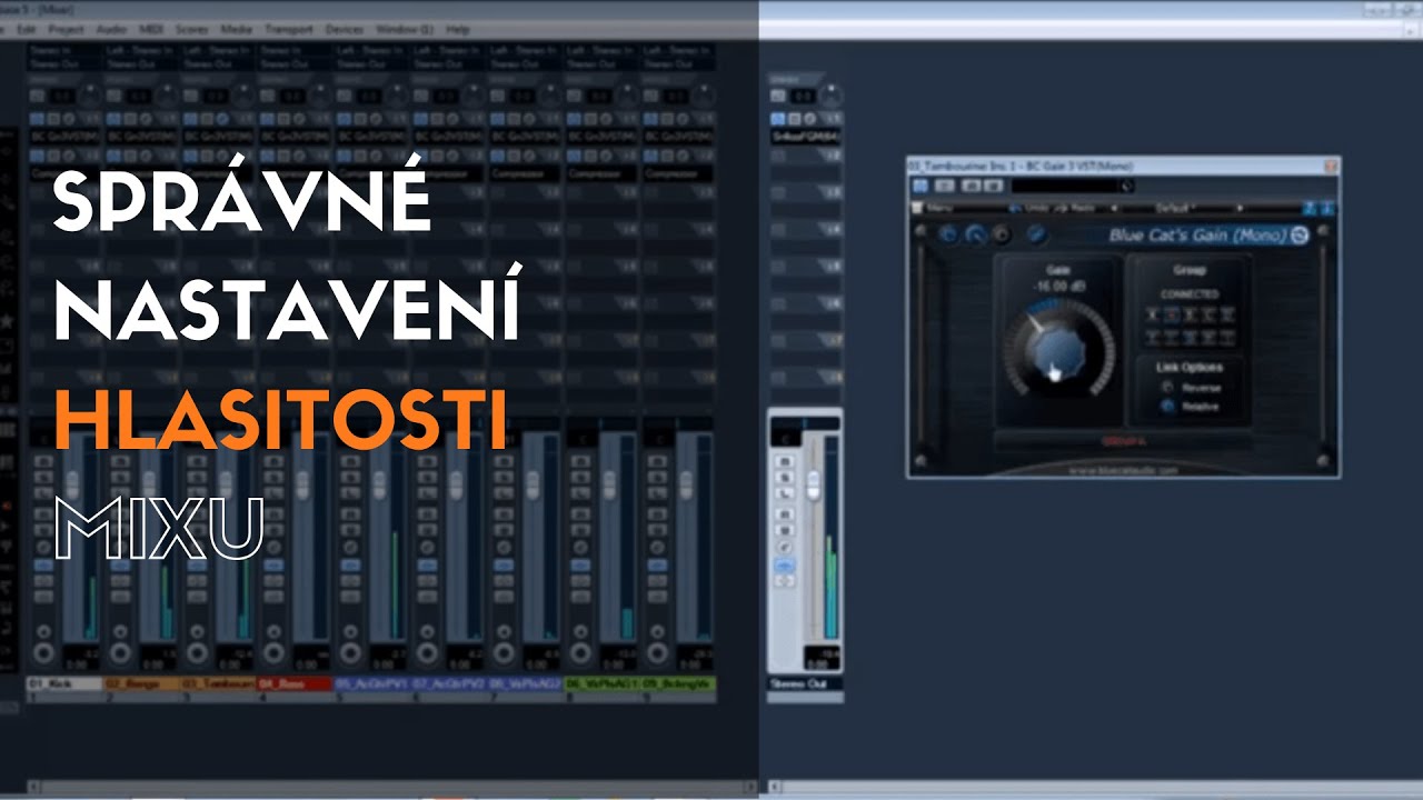 Správné nastavení hlasitosti mixu - oTomanStudio.cz