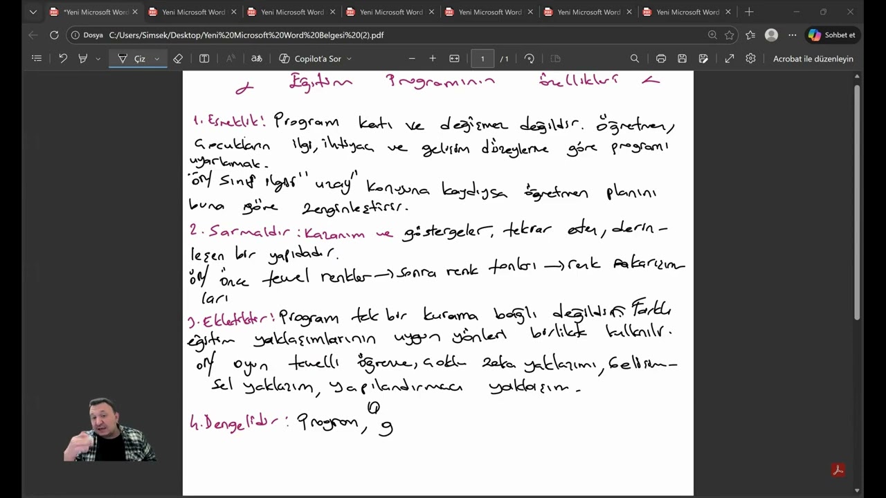Erken çocukluk eğitimine giriş 4.ders-Ders bitti