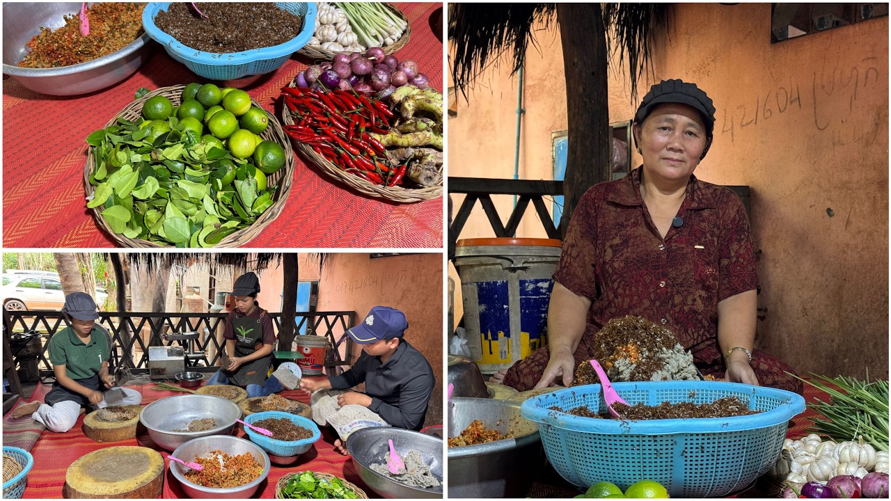 ប្រហុកអង្រ្កង និងបុកមាន់ ជាម្ហូប​​អត្តសញ្ញាណដ៏ពេញនិយម ប្រចាំខេត្តសៀមរាប