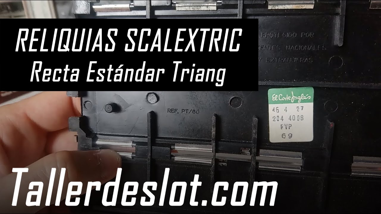 🔎 RECTA Estándar TRIANG 【 Reliquias  】 SCALEXTRIC Años 60