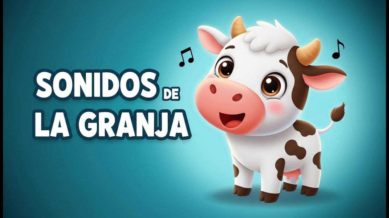 Los animales de la granja 🐮🐥🦆 | Sonidos de Animales | Canción Infantil