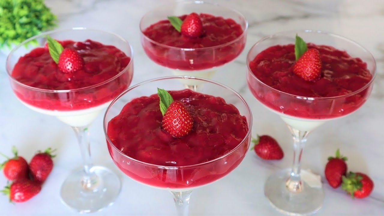 BU YAZ FAVORİ TATLINIZ OLACAK 🍓 ÇİLEKLİ SÜTLÜ TATLI TARİFİ - Sütlü Tatlı Tarifleri