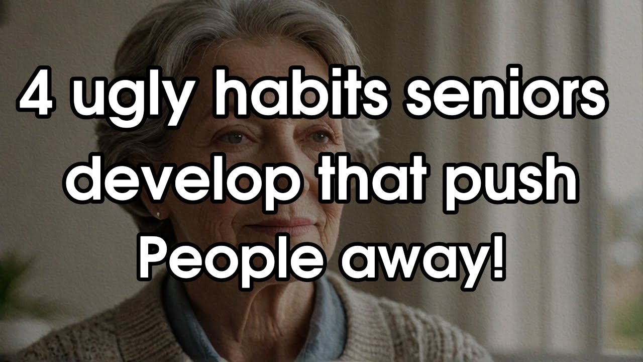 4 Ugly Habits Seniors Develop That Push People Away (No One Tells You This!)