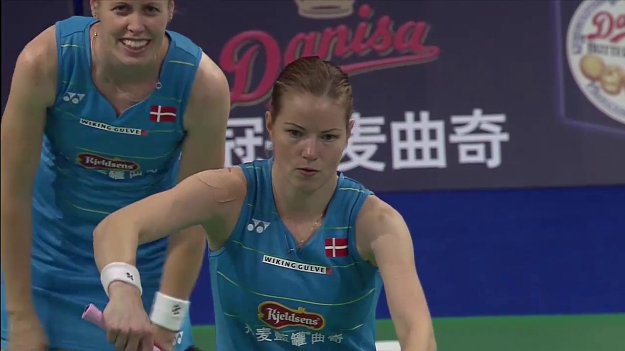 Yonex Denmark Open 2016 | Badminton QF M4-WD | Juhl/Ped vs Jung/Shin