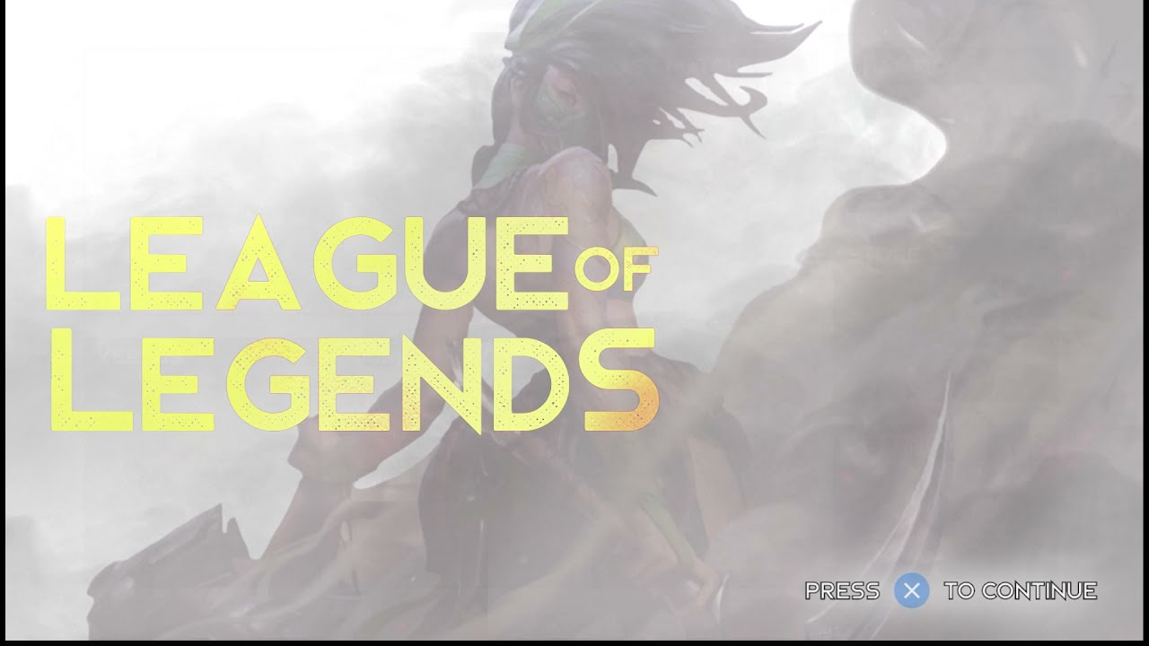 Console League Of Legend (PS4)- UX Game Design Concept - Premiere Pro & After Effects & Adobe XD