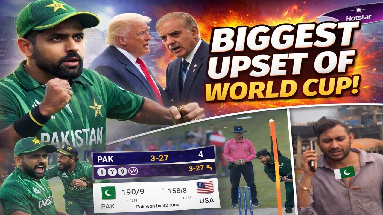 Pak vs USA: Ye Kya dekhna pad raha hai  T20 World Cup 2026! 😳 Pakistan Defeated USA |