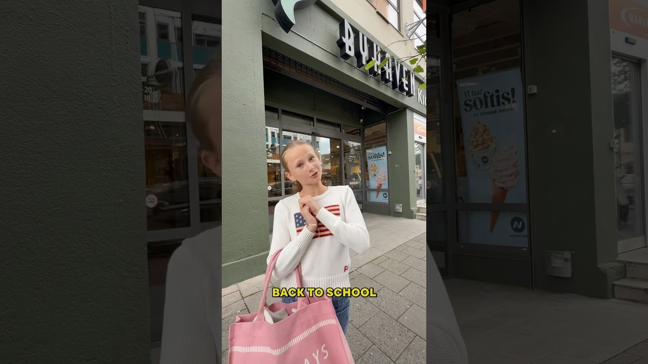 Back to School-Hjelp meg &aring; velge f&oslash;rste skoledag antrekk #vlog #music #sophie #backtoschool #skole