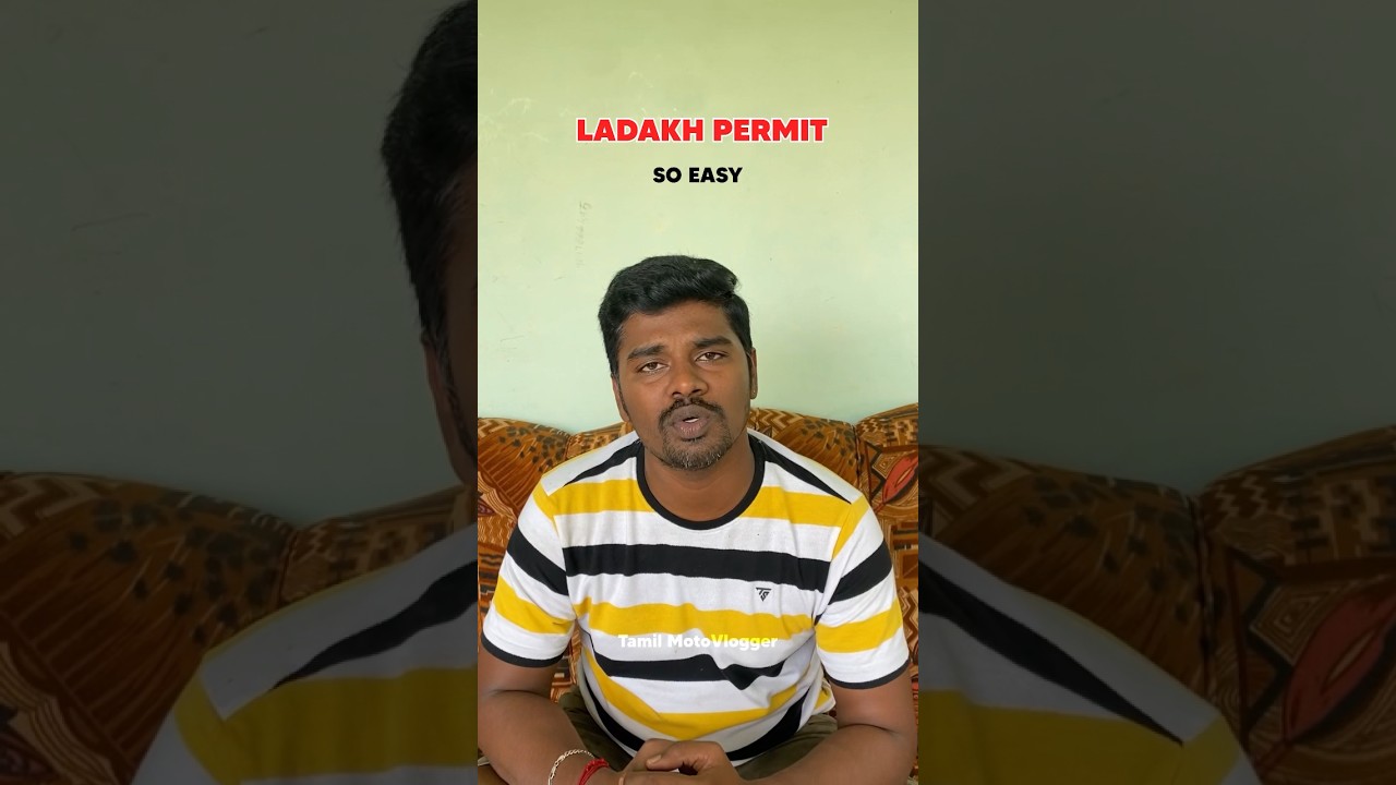 Ladakh Permit வாங்குறது எப்படி⁉️ Easy to Apply 😎 @tamil_motovlogger