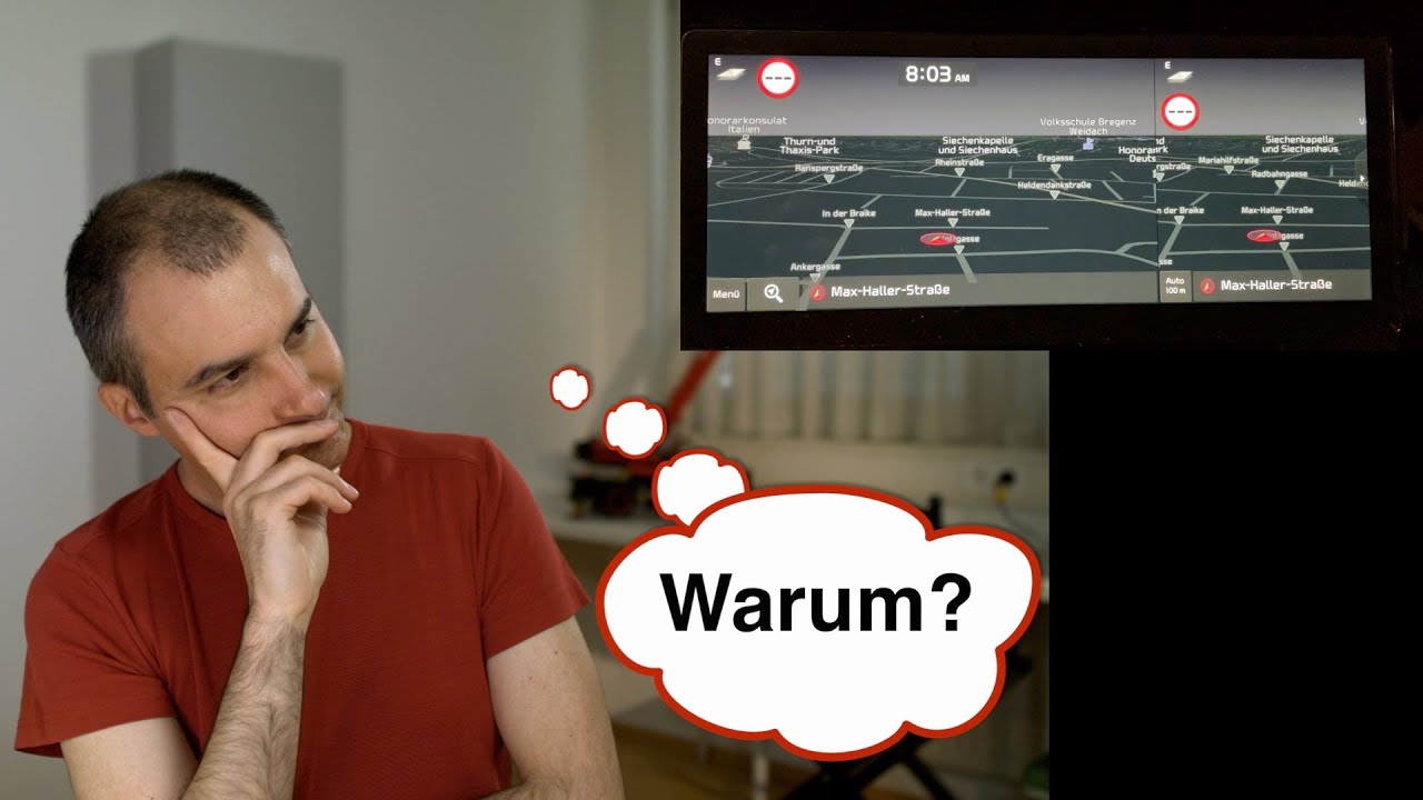 Merkwürdigkeiten nach Navi-Update