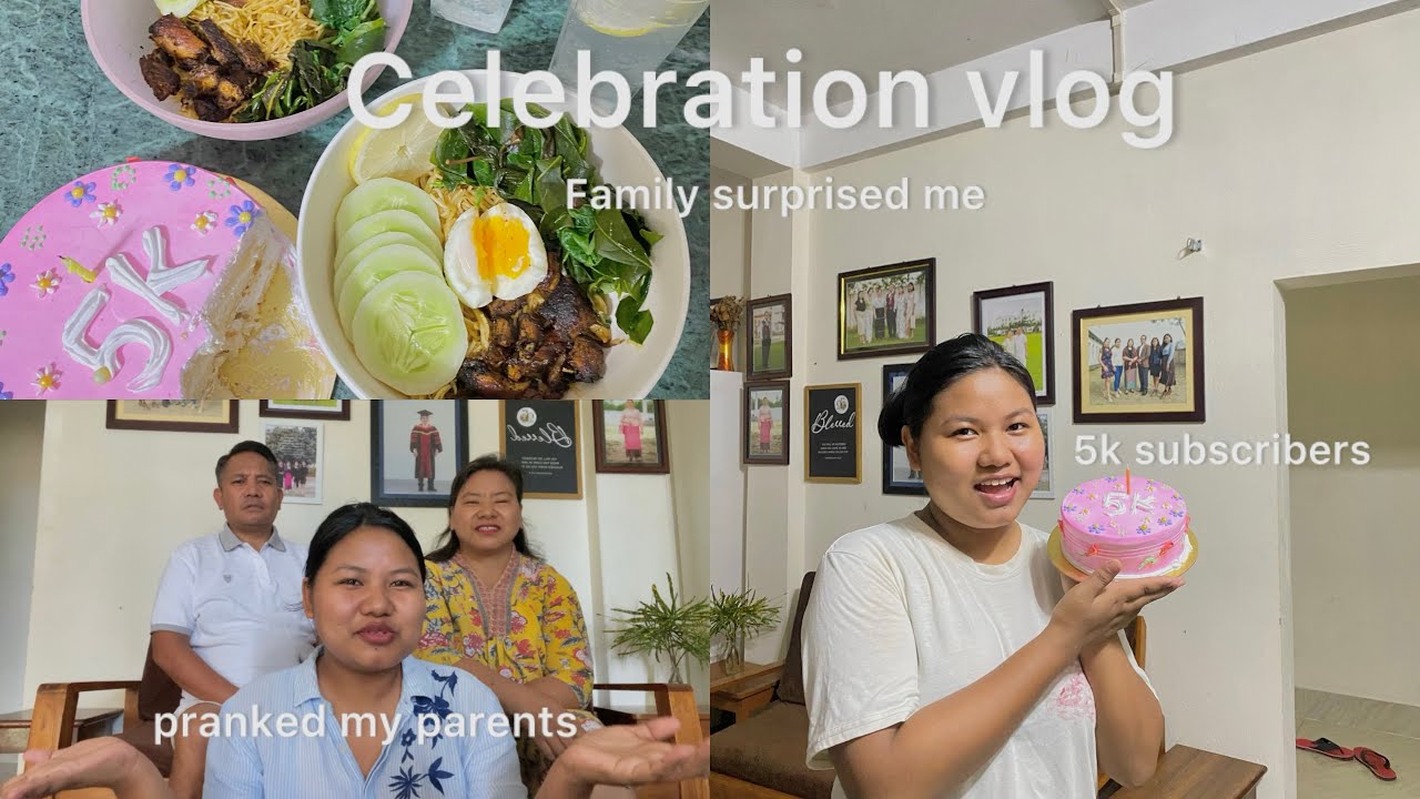 Surprised for 5K Subscribers 🎉 | Pranked My Parents 😂 | Family Moments 💛