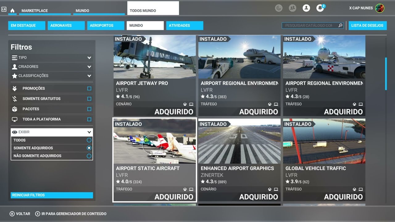 MSFS2020 • Meus ADDONS! (XBOX Series S)
