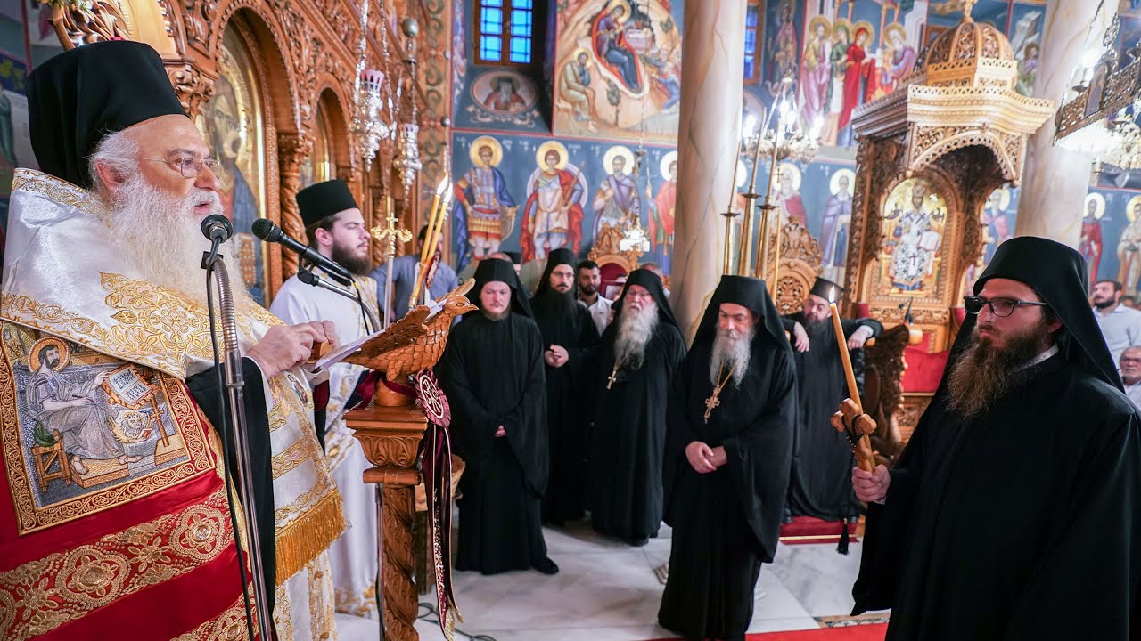 Κουρά μοναχού Γερασίμου Στάμου - Ι. Μ. Παναγίας Δοβρά Βεροίας. 26-7-2023