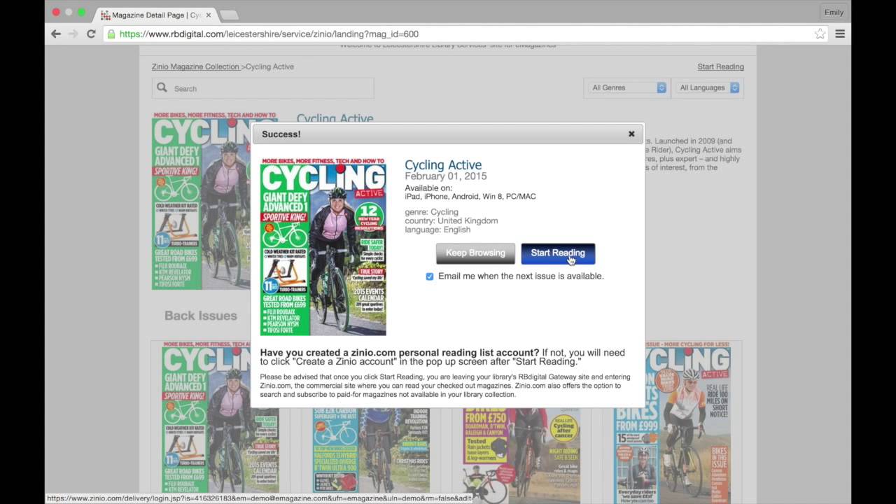 eMagazine - User guide
