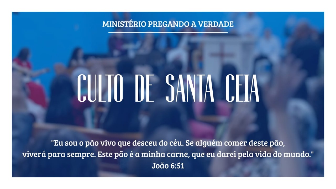 14/02/2026  | A Revelação Progressiva | Pr Luiz Mendes | Culto de Santa Ceia | Birigui - SP