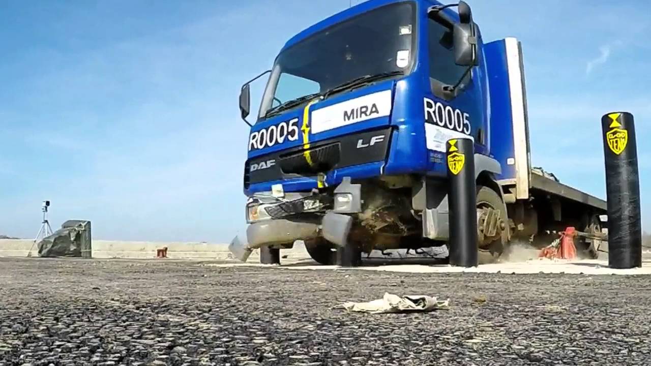IWA 14 Bollard Crash Test