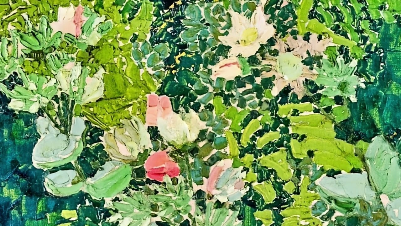Fantasy in Green | Floral Beauty | 4K TV and Display Art