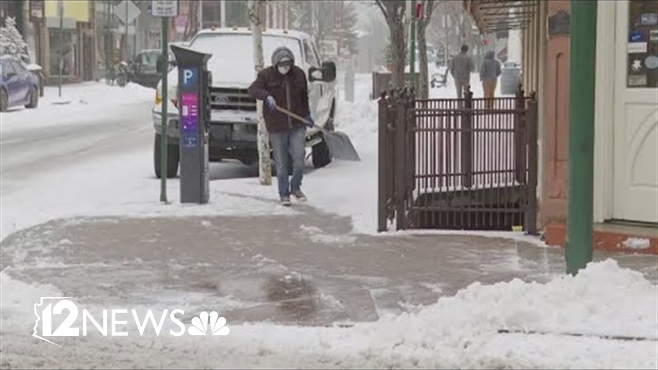 Winter storm brings heavy snow, strong winds to Flagstaff
