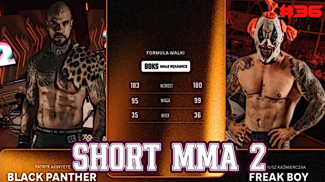SHORT MMA 2 | BLACK PANTHER VS FREAK BOY [Walka] 🔥#36