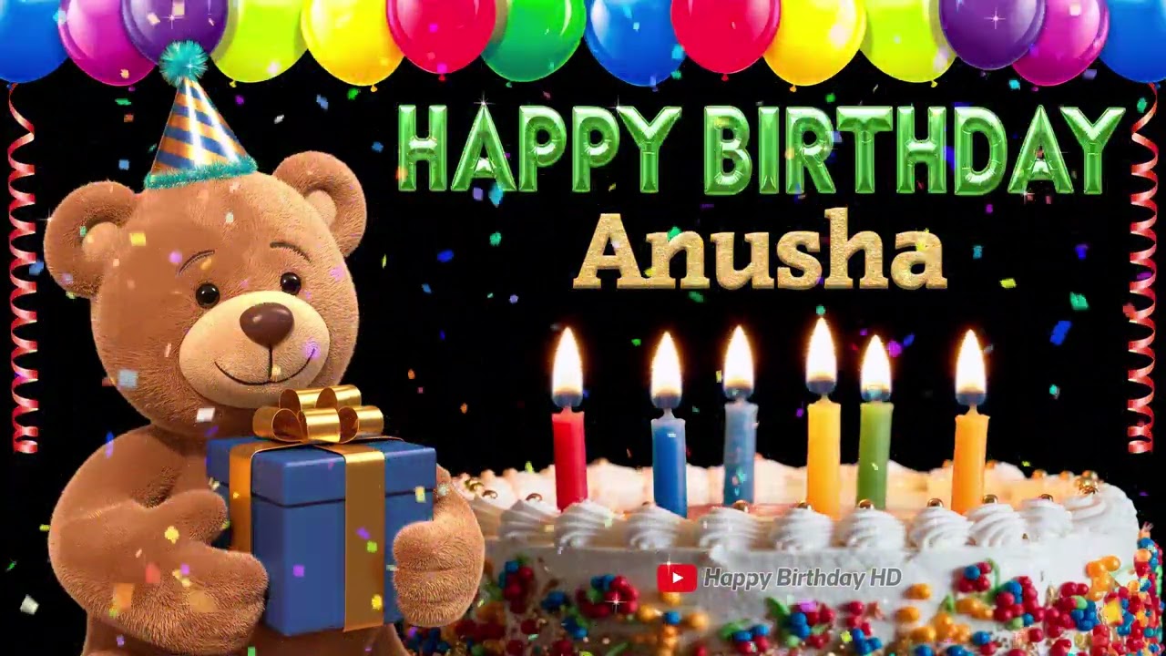 Anusha Happy birthday To You - Happy Birthday song name Anusha 🎁 🎂