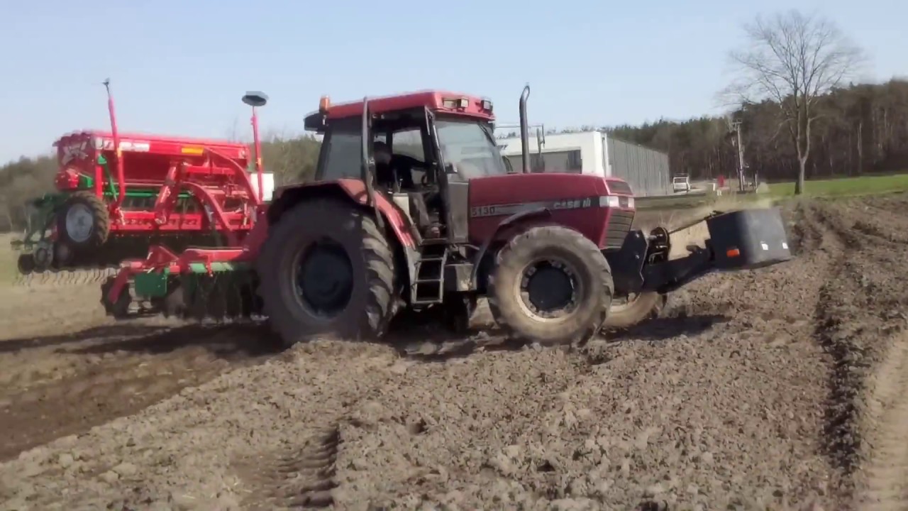 ★  Siewy 2017 Case Maxxum 5130 Zestaw Agro-masz ★