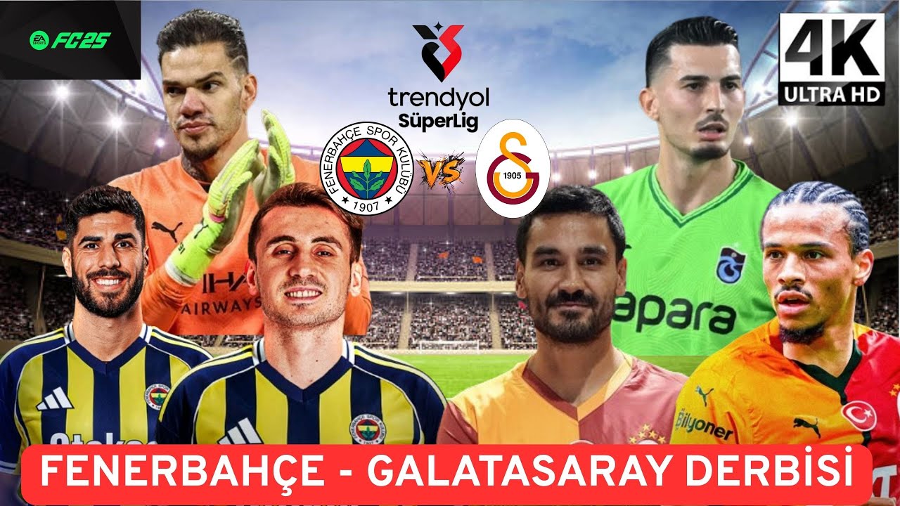 Fenerbahçe - Galatasaray 2026 Kadroları İle Derbi Maç Simulasyonu