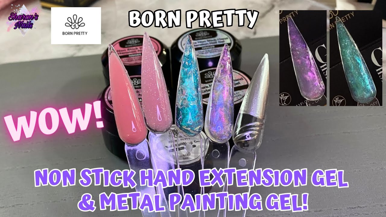 Born Pretty Non Stick Extension Gels & Metal Painting Gel!