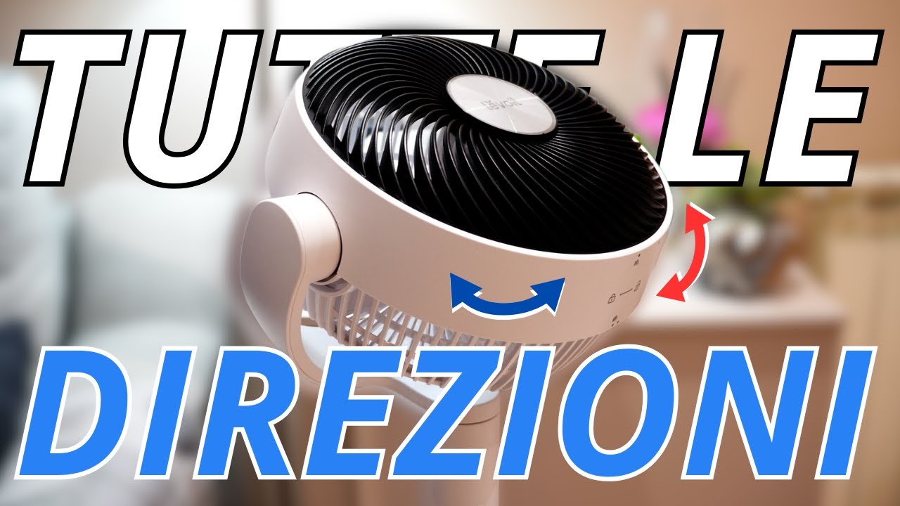 Questo VENTILATORE LEVOIT è OMNIDIREZIONALE e raffresca tutta la casa!