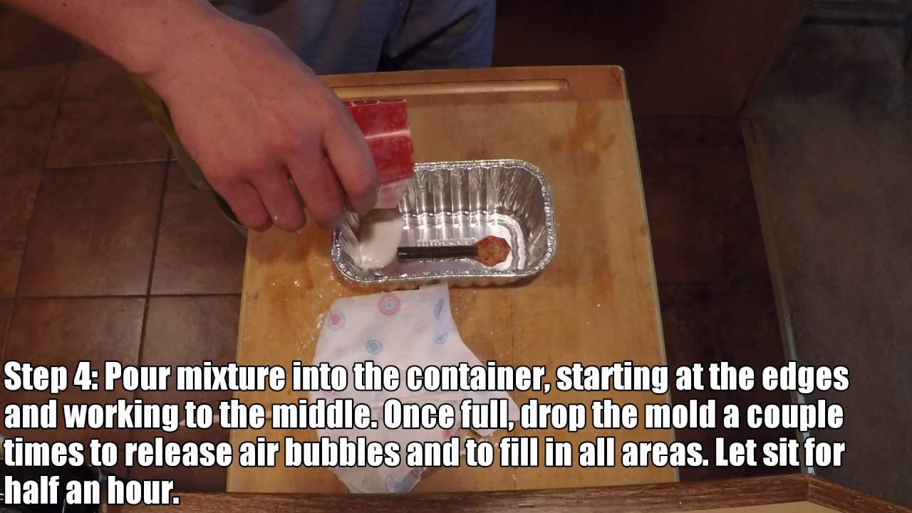 Making a Plaster Soft Plastic Lure Mold - How To