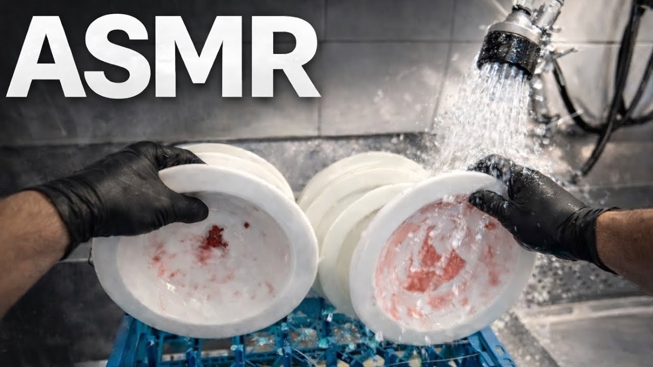 Wash Your Stress Away 🧼 Relaxing ASMR Dishwashing (35 Minutes)