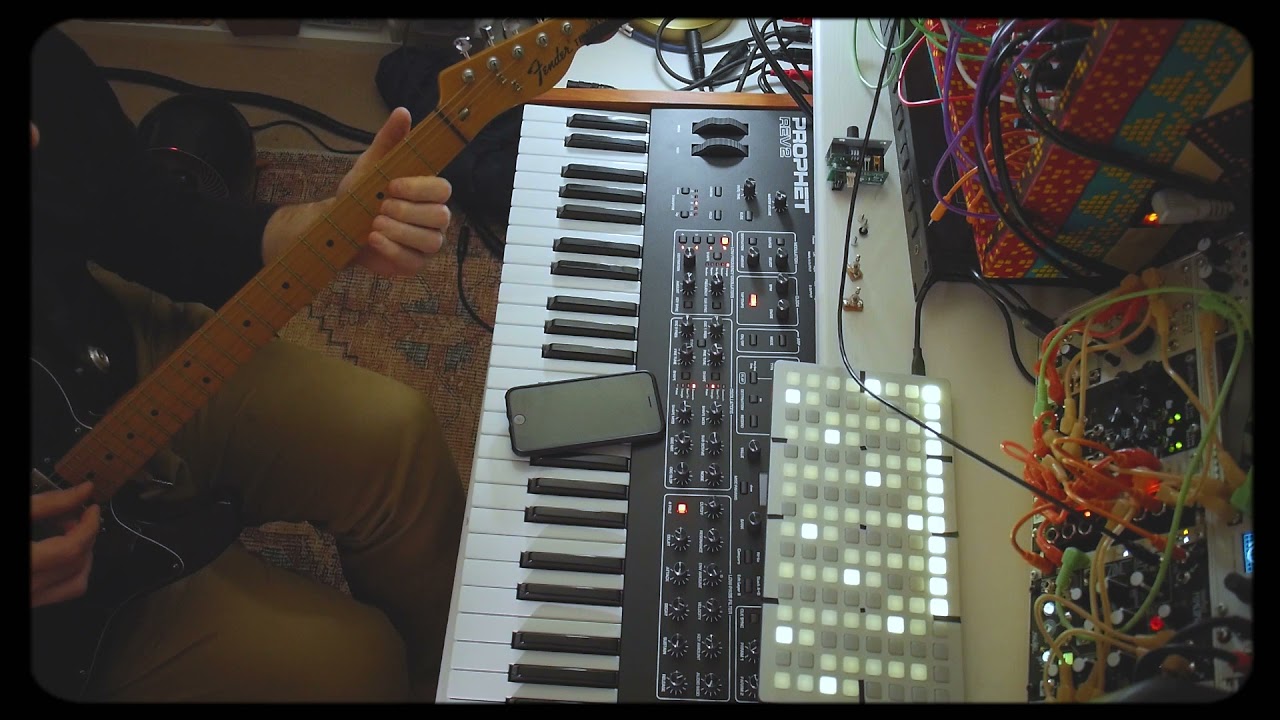 Euororack + Guitar improvisation