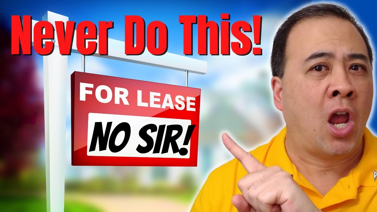 NEVER LEASEBACK When You Buy a Home! Here's Why!