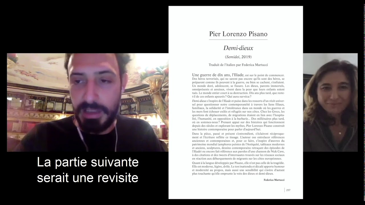 1990-2020: il teatro italiano in resistenza. Incontro con Pier Lorenzo Pisano del 26 gennaio 2021