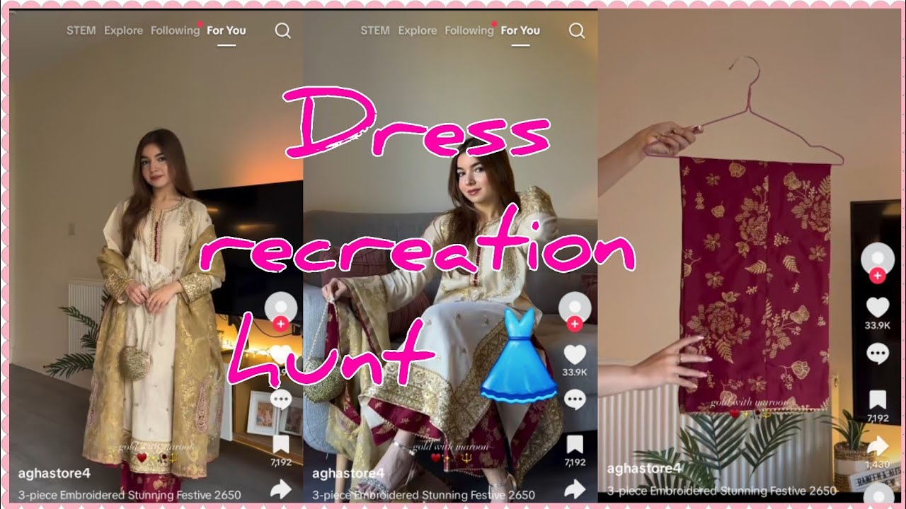 Dress recreation | Ramadan shopping | Dress hunt 