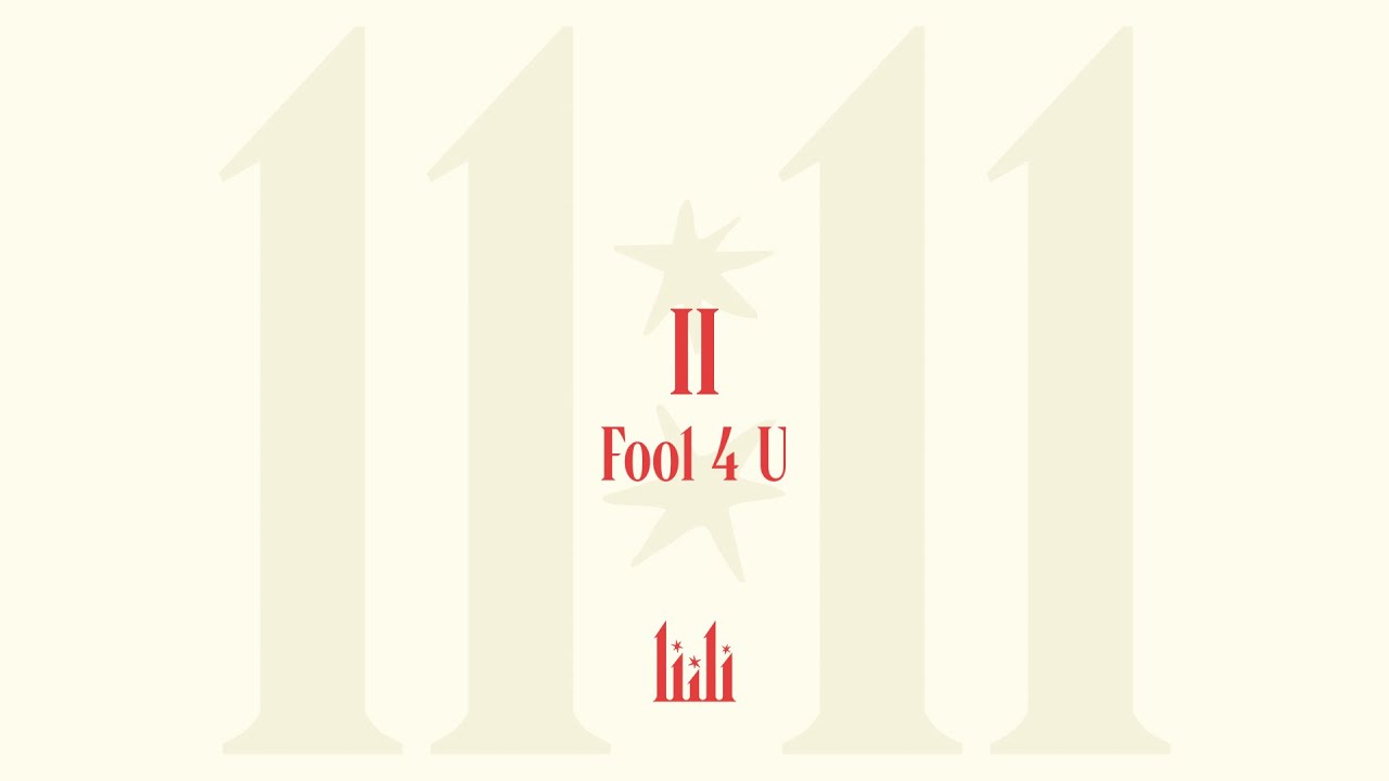 Liili - fool 4 u. (lyrics video | album &laquo;11:11&raquo;)