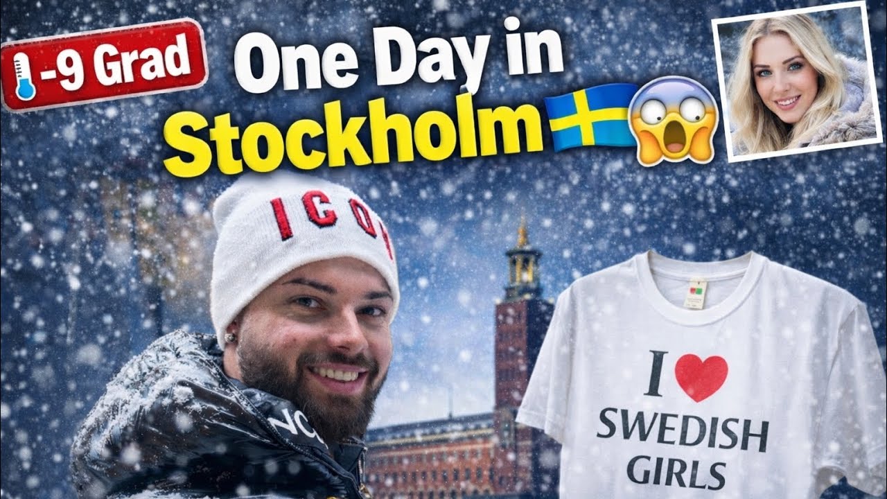 Ein Tag in Stockholm bei -9°C 🇸🇪🥶 | Schweden Part 2 
