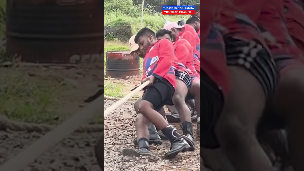Tug of war 🔥🔥Ganemulla vs pugoda👌👌 | 640KG #shorts #viralvideo #tugofwarsrilanka