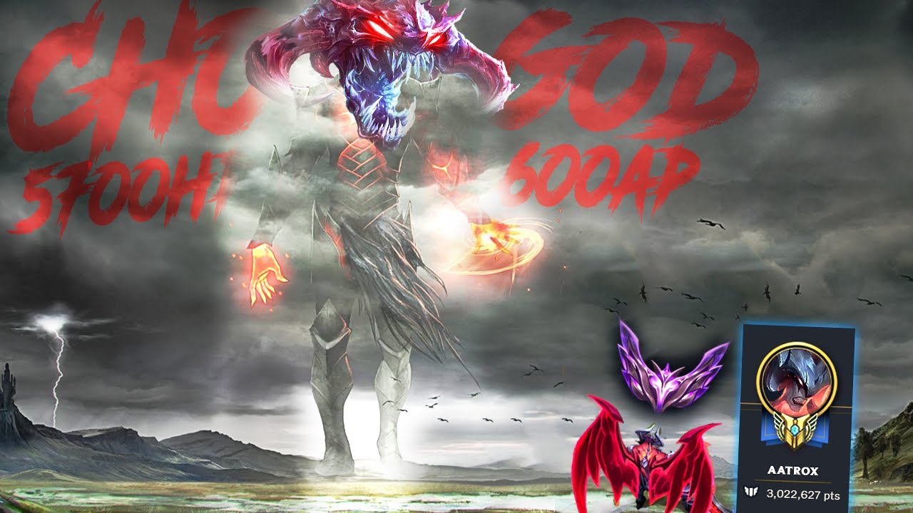 MASTER ELO 3.000.000 MASTERY AATROX VS HIS WORST NIGHTMARE (DEFINITION OF CHO'GATH 1V9 CARRY)