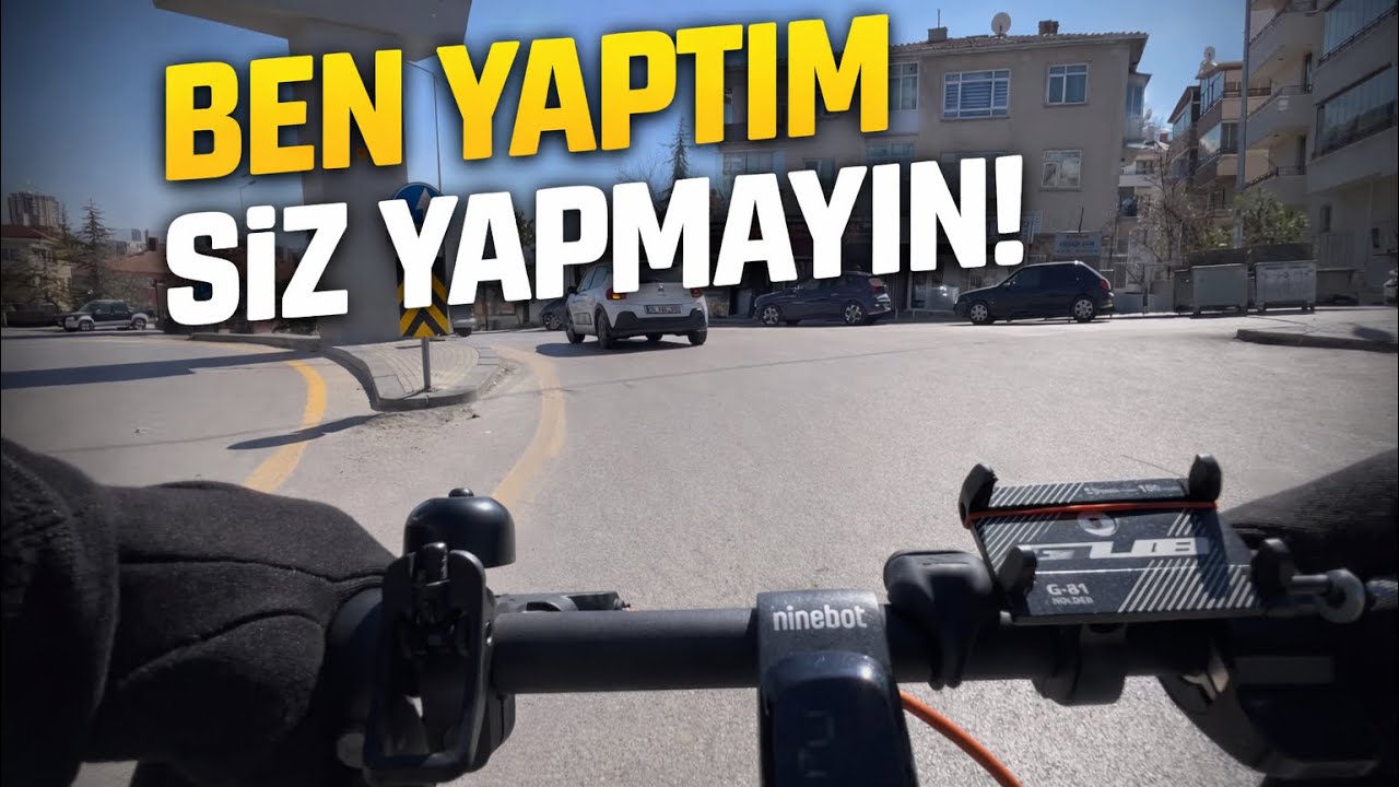 Elektrikli Scooterınızın Lastiğini Değiştirecekseniz 2 Kere Düşünün‼️