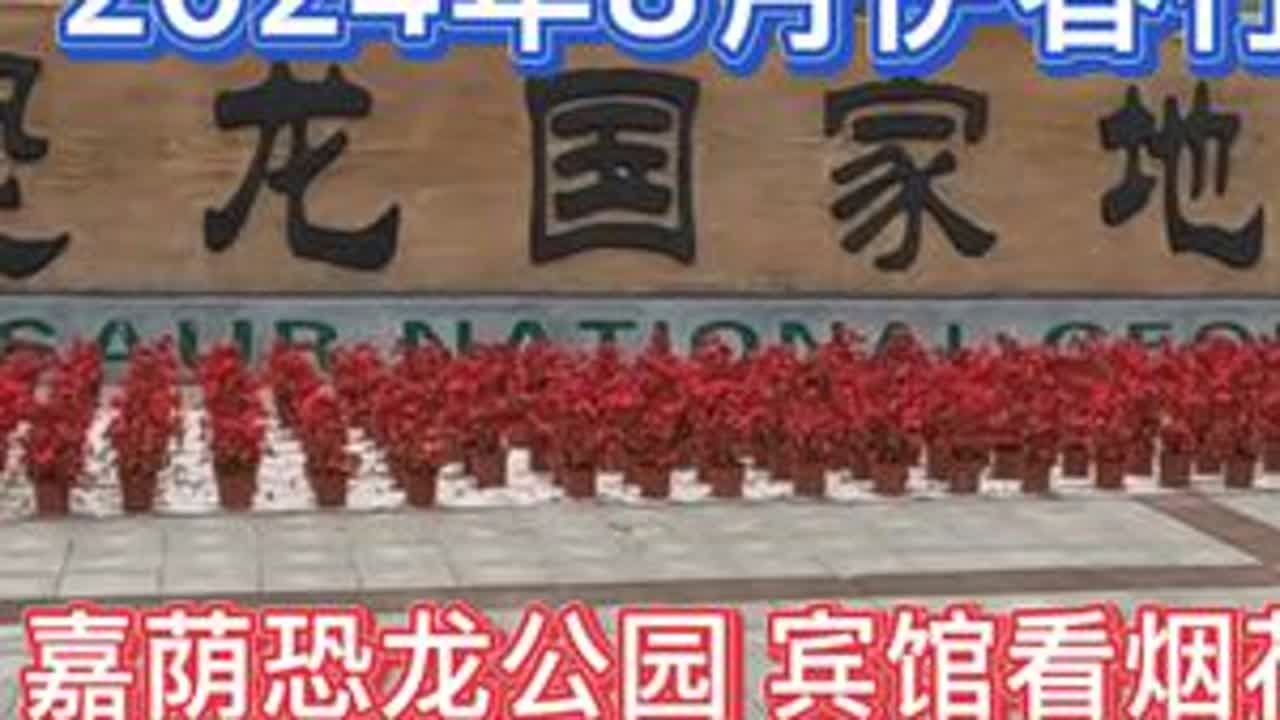伊春行之看嘉荫境内黑龙江，看只有地质简介的恐龙地质公园 #嘉荫恐龙国家地质公园 #恐龙博物馆 #古生物 #vlog旅行记 #黑龙江边 #烟花秀