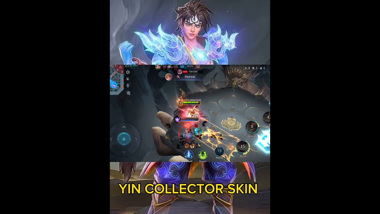 Новый облик коллекционера Инь уже здесь!!😱#yin #yincollectorskin #mlbb #mobilelegends