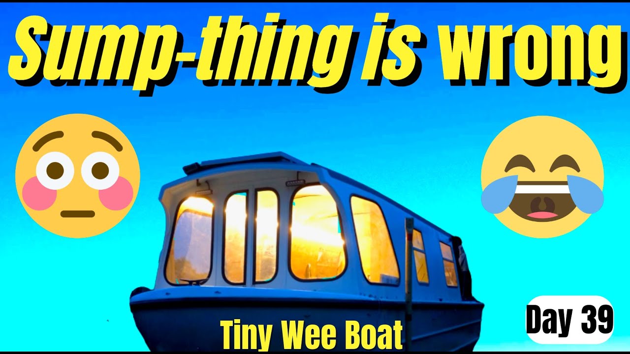 Something's WRONG & Exciting BATHROOM Reveal - Day 39 - Tiny Wee Boat Renovation