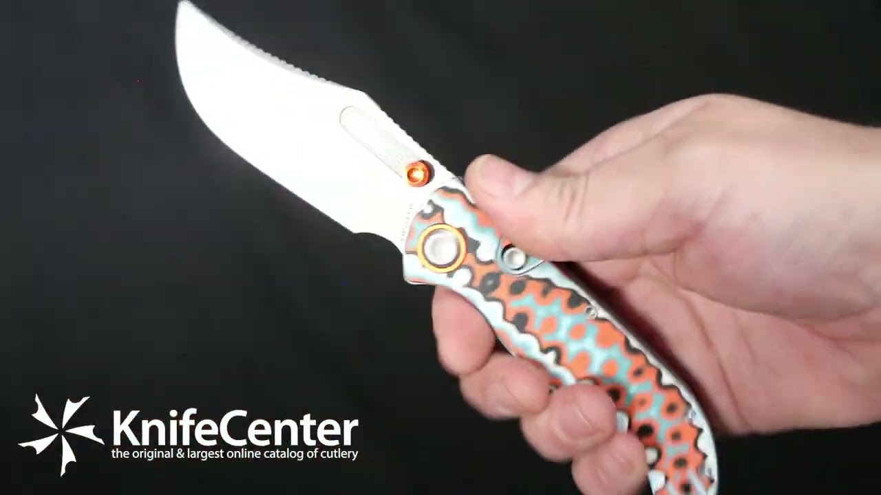 Vosteed Knives Naga Button Lock Folding Knife