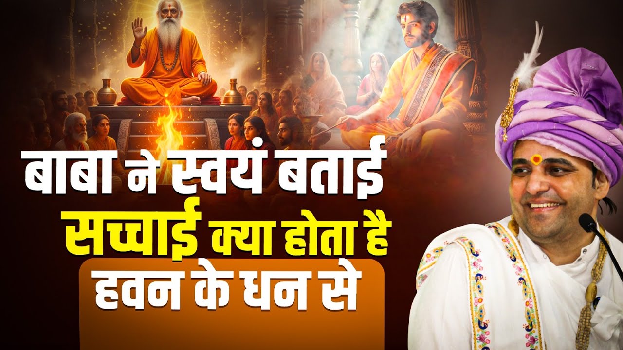 बाबा ने स्वयं बताई सच्चाई क्या होता है हवन के धन से | #shreebalajidhamhaansi #yagya #money